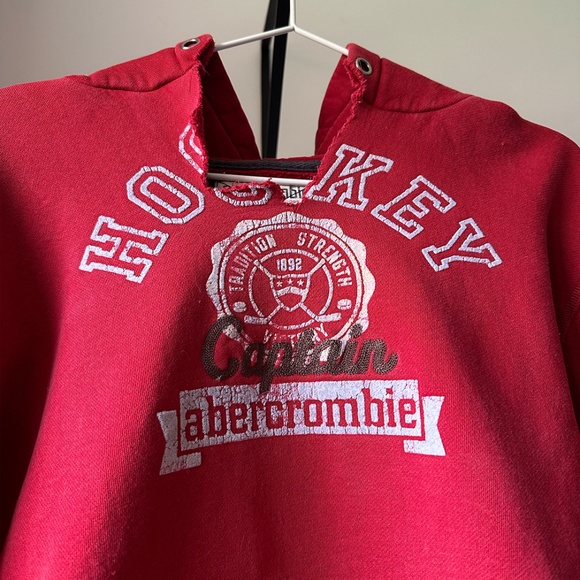 Vintage Y2K Abercrombie Hockey Hoodie - Picture 2 of 7